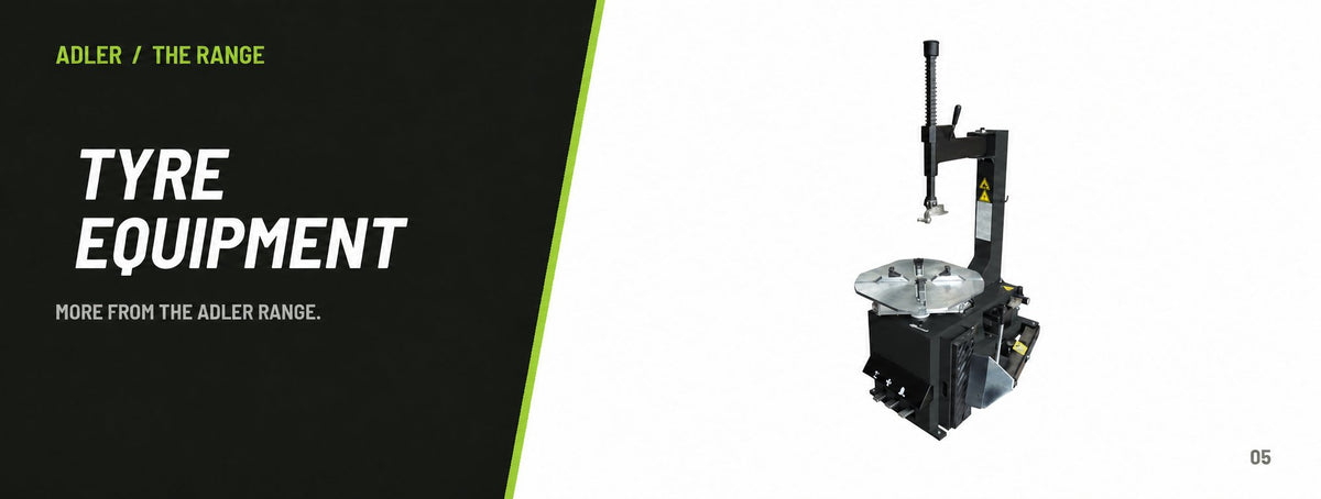 Tyre equipment from the Adler range