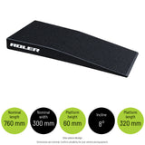 GSR13 - 60mm Scale Ramps with Platform — Nominal length: 760 mm; Nominal width: 300 mm; Platform height: 60 mm; Incline: 8°; Platform length: 320 mm. One-piece design Dimensions are nominal. Confirm suitability for your vehicle and equipment.