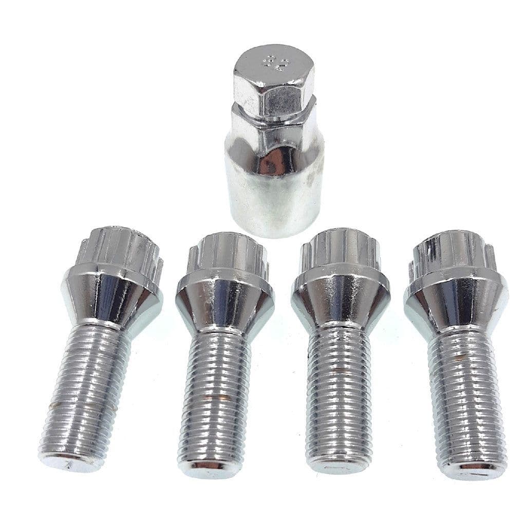 Adler locking wheel bolts set of 4 with locking key