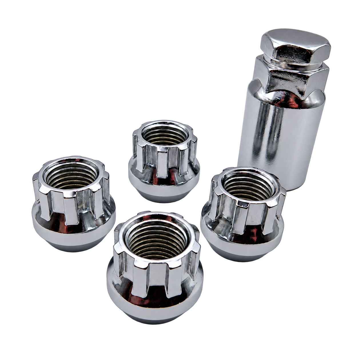 Adler locking wheel nuts set of 4 with locking key