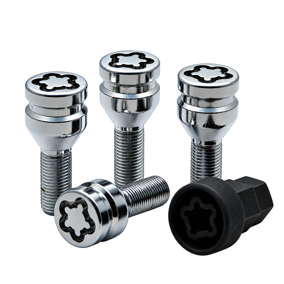 Tuner locking wheel bolts set of 4 with locking key
