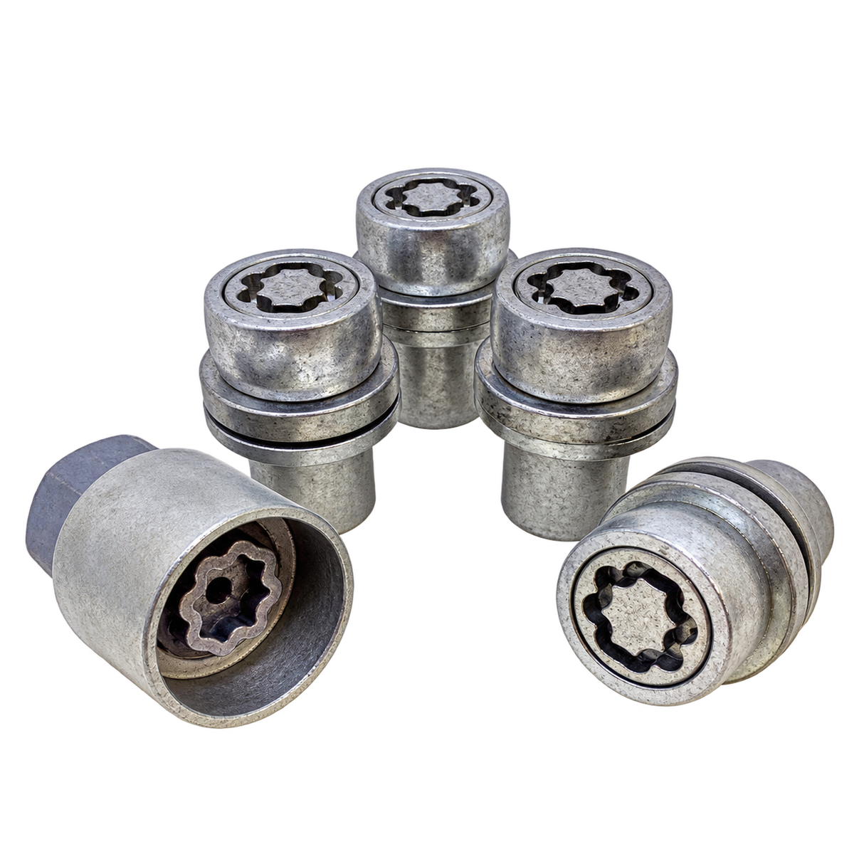 Tuner locking wheel nuts set of 4 with locking key
